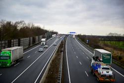 Germany's Autobahn stretches for over 300 miles, making it a key roadway not just for passenger vehicles but also freight.