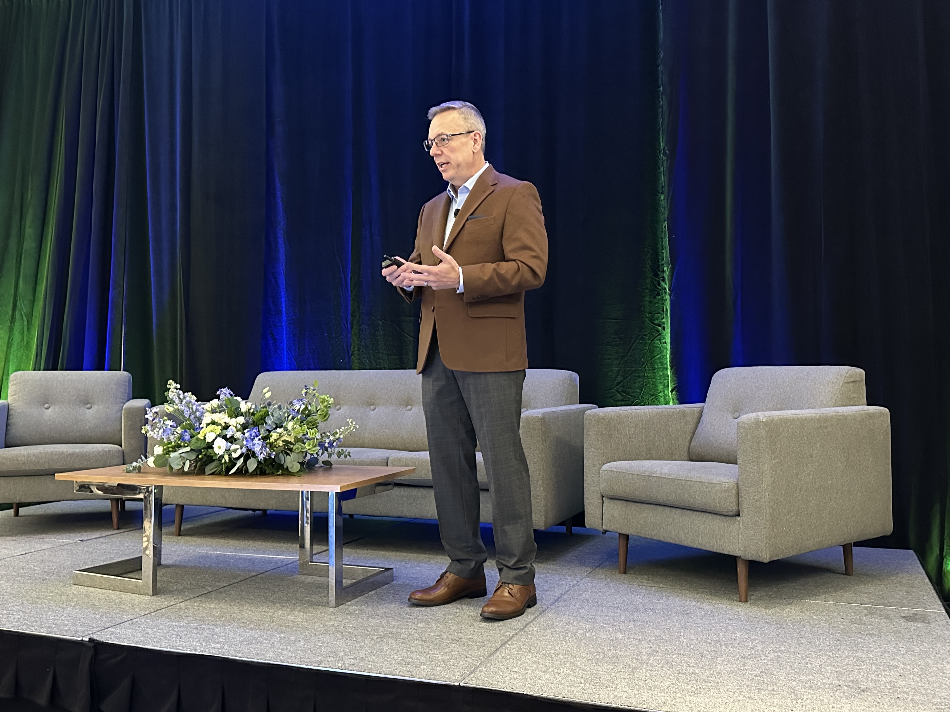 David Carroll speaks at NMFTA Cybersecurity Conference in Austin, Texas.