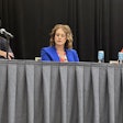 Bob Costello, American Trucking Associations chief economist; J.B. Hunt Transport (CCJ Top 250, No. 5) Director of Intermodal Pricing Amy Horn; and Cheryl Garcia, U.S. Bank senior vice president of government transportation.