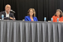 Bob Costello, American Trucking Associations chief economist; J.B. Hunt Transport (CCJ Top 250, No. 5) Director of Intermodal Pricing Amy Horn; and Cheryl Garcia, U.S. Bank senior vice president of government transportation.