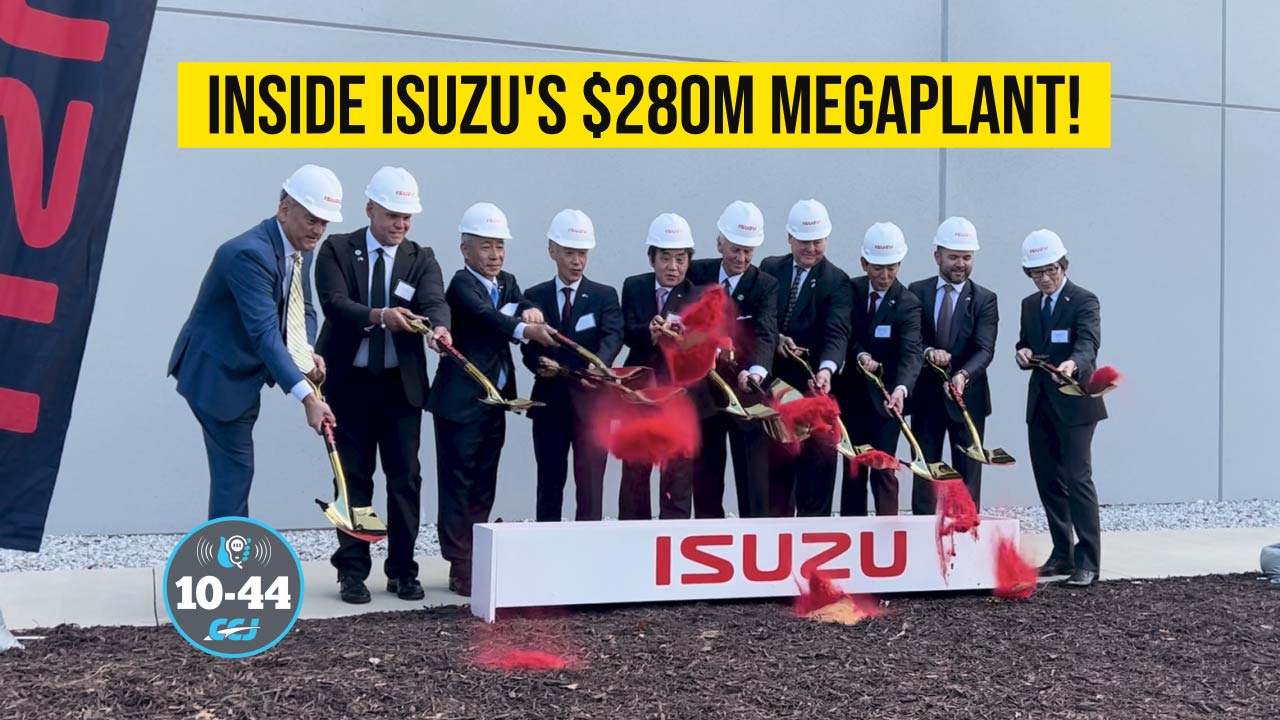 Isuzu executives in hard hats perform groundbreaking ceremony for $280M megaplant