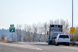 Truck Police Roadside Adobe Stock 239565966