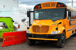 Pontiac, Michigan's new fleet of battery-electric school buses uses L-Charge's off-grid EV charging to operate without waiting for utility upgrades.