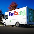 FedEx placed an initial order for 53 Harbinger electric vehicles.