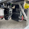 Industrial machinery with Optimus Technologies control panel and mechanical components
