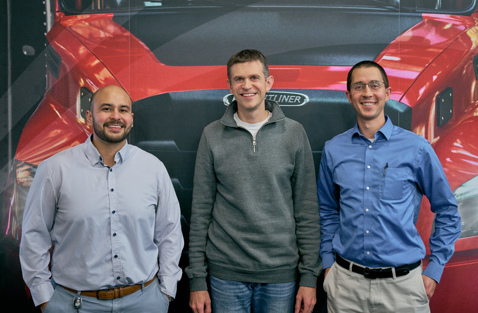 Chris Aranda, Nussbaum's chief commercial officer; Dustin Huber, Nussbaum's director of business analytics, and Tylier Dietrich, who led the original development of Sales Scope and is now Nussbaum Technology's president.