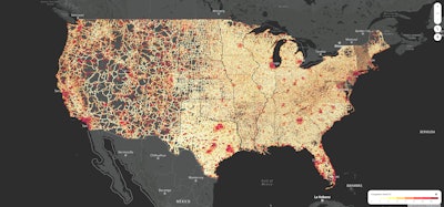 The TomTom Traffic Index highlights the most congested locations across the U.S., which ranked among the least congested countries globally.