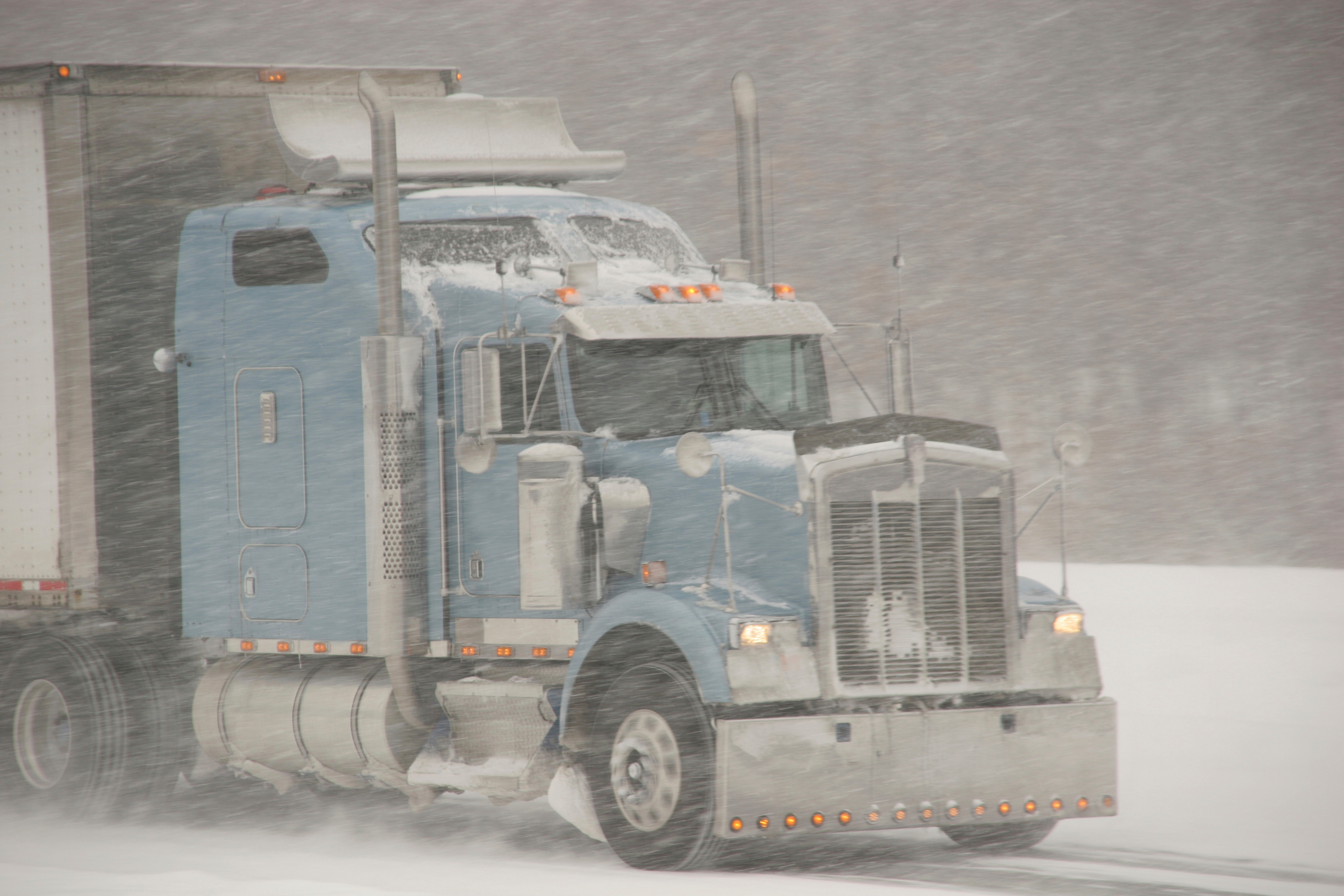 Truck In Snow Adobe Stock 30341580