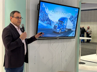 Aperia's Ralph Dimenna said steer tires are the culprit in 70 percent of tire-related truck crashes.