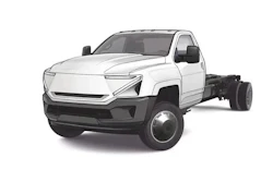 A rendering of a Ram 5500 Work Truck retrofitted with ZMD Motors' electrification system.