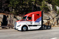 Kenworth T680 with limited-edition TourAmerica paint scheme.