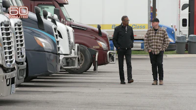 60 Minutes investigated the rise of dangerous commercial trucking fleets called Chameleon Carriers. Known for flouting federal regulations and racking up safety violations, these often foreign owned and operated networks are four times more likely to be involved in severe crashes. Correspondent Bill Whitaker reported on one such scheme -- Super Ego -- a network of commercial trucking and leasing companies that is currently under federal investigation and named in a class action lawsuit.