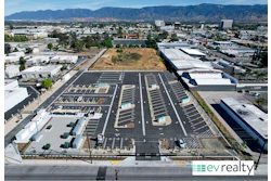 EV Realty's flagship Powered Properties truck charging hub, located strategically in San Bernardino, is capable of serving 200+ MHD trucks per day.