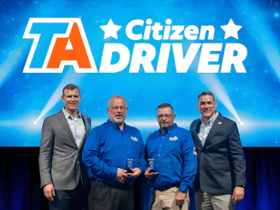 FedEx Freight driver Steven Brand and Hoffman Transportation driver Bruce Jones are the latest TA Citizen Drivers.