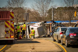 Truck Crash Police Adobe Stock 187695378