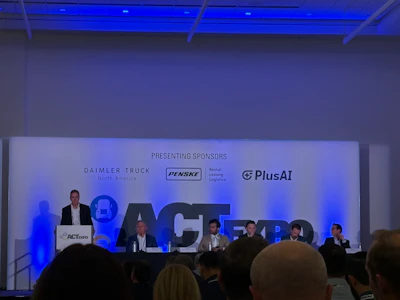 Hydrogen industry experts participating in a panel discussion at the ACT Expo 2026.