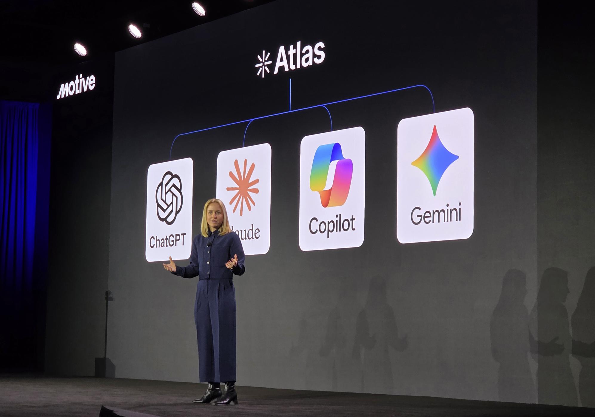 Staff Product Manager Emily Parsons introduces Motive's AI-powered assistant Atlas.