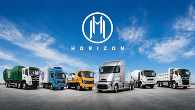 Athens, Ohio-based Horizon Motor's Class 3 through Class 8 battery-electric commercial vehicle lineup.