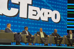 Erik Neandross President, TRC/Clean Transportation Solutions; Mainstage Brett Merritt President, Engine Business, Cummins; Jonathan Randall President, Mack Trucks North America; Mathias Carlbaum President and Chief Executive Officer, International; and Peter Voorhoeve President, Volvo Trucks North America.