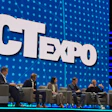Erik Neandross President, TRC | Clean Transportation Solutions; Johan Lundén Chief Executive Officer, Coretura AB; Sherry Sanger Executive Vice President Strategy and Marketing, Penske Transportation Solutions; Jack Kennedy Chief Executive Officer, Platform Science; next is Daragh Mahon Executive Vice President and Chief Information Officer, Werner Enterprises; and Dayan Rodriguez Corporate Vice President, Global Manufacturing and Mobility, Microsoft.