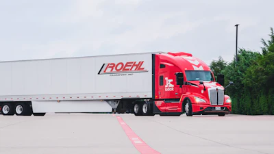 Starting in April, trucks equipped with the Kodiak Driver, Kodiak’s autonomous system, began hauling freight between Dallas and Houston four times roundtrip per week for Roehl.