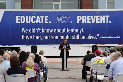 Unveiled today at the company's Defiance, Ohio headquarters, Truck #6 is part of Hope Hits the Highway - the national naloxone-awareness campaign from Facing Fentanyl, Keller, and the ATA's Trucking Cares Foundation.