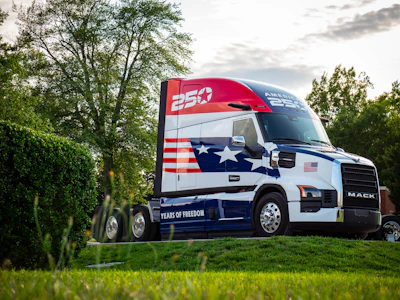 20260702 Mack Trucks Debuts Limited Edition America 250 Tribute Truck And Patriotic Truck Builder Background 1