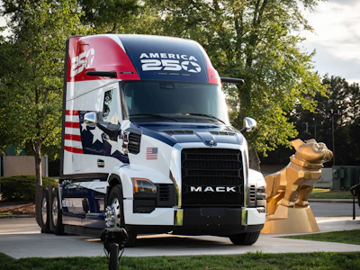 20260702 Mack Trucks Debuts Limited Edition America 250 Tribute Truck And Patriotic Truck Builder Background 2