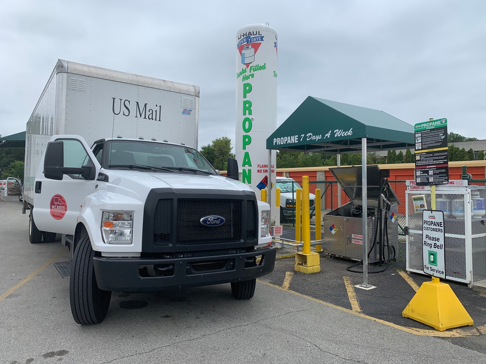 McAbee Trucking has been a contractor for the U.S. Postal Service for 55 years and last year became a 100% propane box truck fleet.