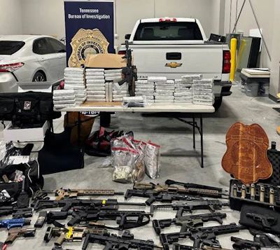 The operation and investigation, which also included the execution of multiple search warrants in Nashville, led to the seizure of 68 kilograms of cocaine, 36 firearms, three sets of body armor, one kilogram press, and U.S. currency.