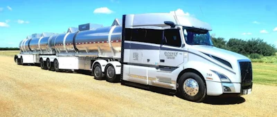 Bickner Trucking's Unit 740 got 7.64 U.S. miles per gallon in a 90-day period.