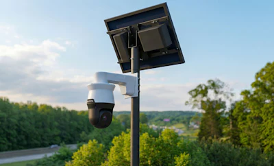 Flock solar video camera
