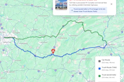 While the Routes API identifies the optimal path, the Navigation SDK delivers it inside a familiar Google Maps-style interface. Drivers receive seamless, turn-by-turn guidance within existing carrier apps, complete with real-time visual alerts for vehicle-specific constraints like height and weight limits.