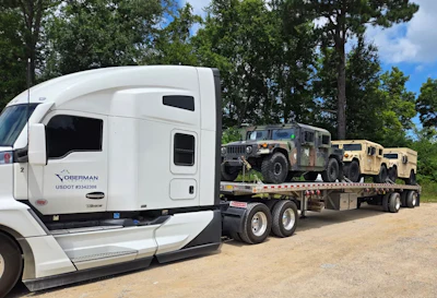 Oberman Logistics owner Wes Oberman recently sold his Kenworth T680 to focus on back-office operations as his owner-operator fleet scales.