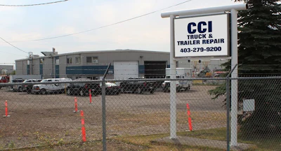 The shop is open to outside fleets for maintenance but also serves Car Couriers' routine needs.