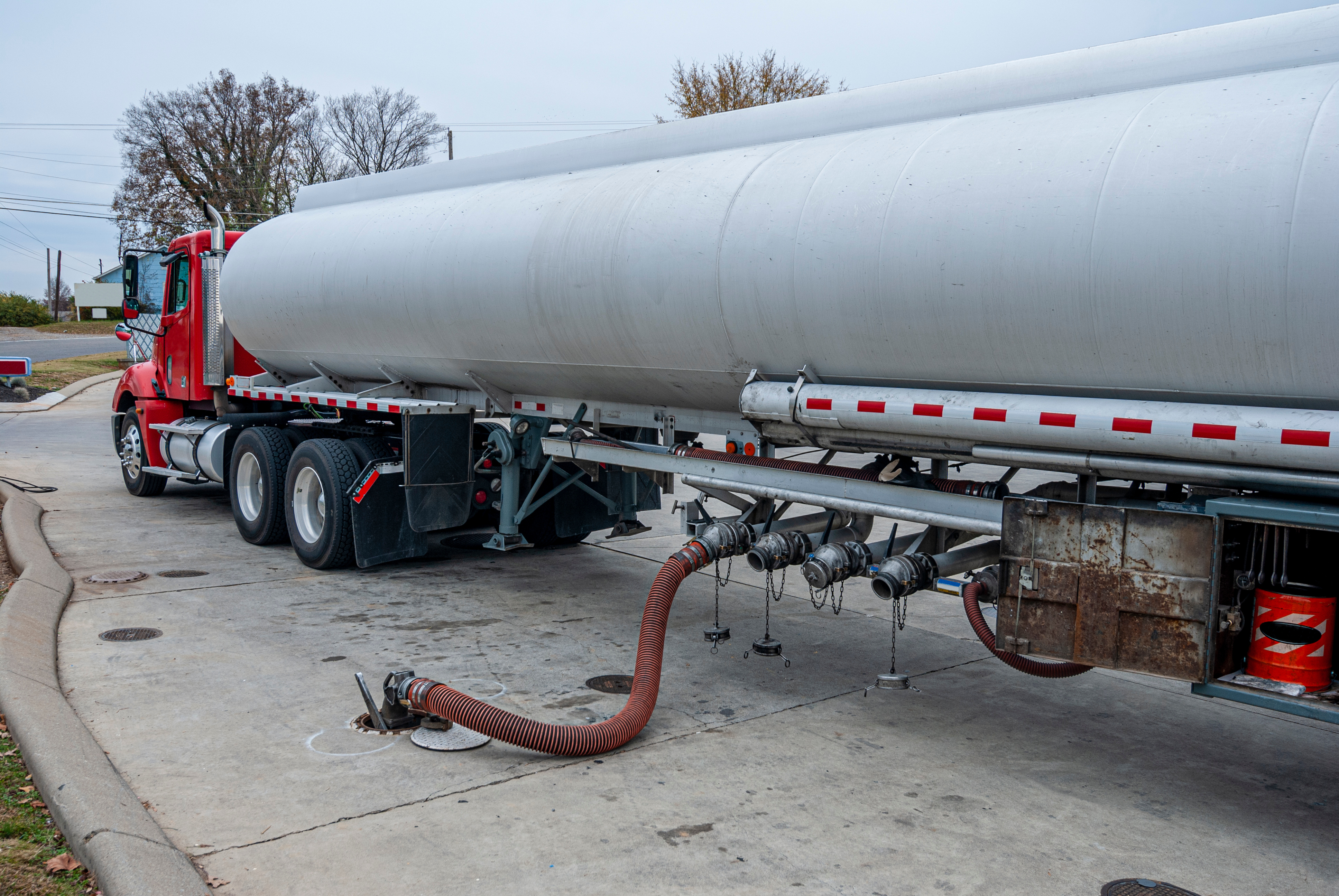 Gas Tanker Unloading Adobe Stock 315458337
