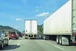 Vans In Traffic Highway Crash To Left